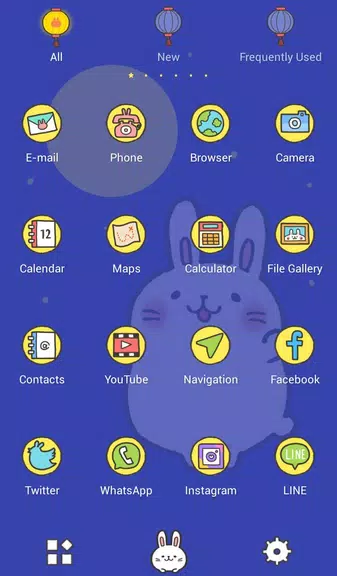 Moon Rabbit Theme Captura de pantalla 2
