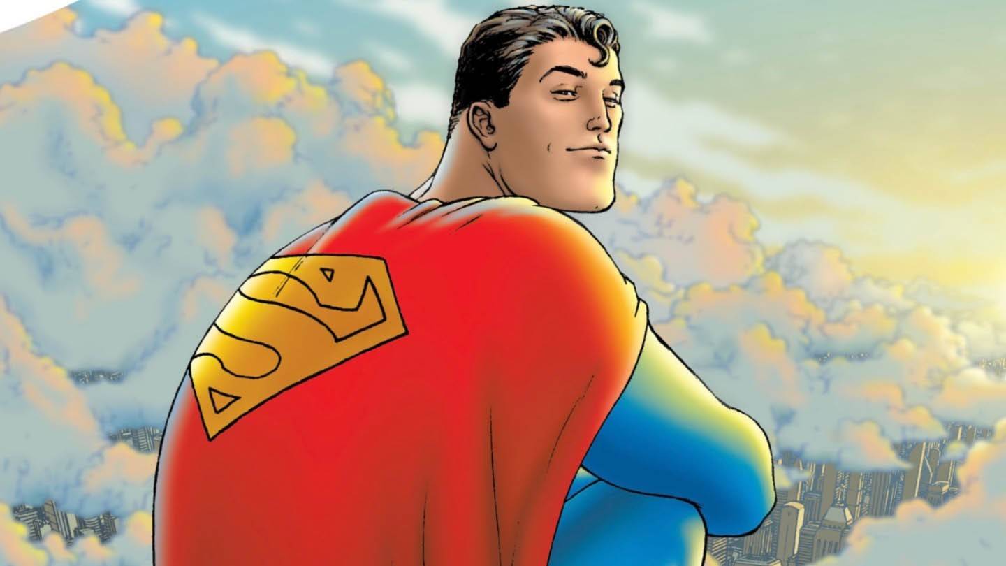 Superman in de lucht