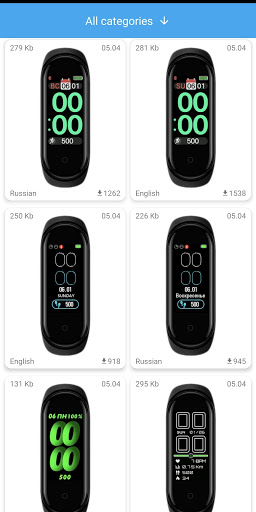 Mi Band 4 WatchFaces Captura de pantalla 0
