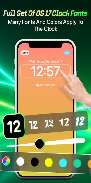 iLock - Lock Screen OS 17应用截图第1张