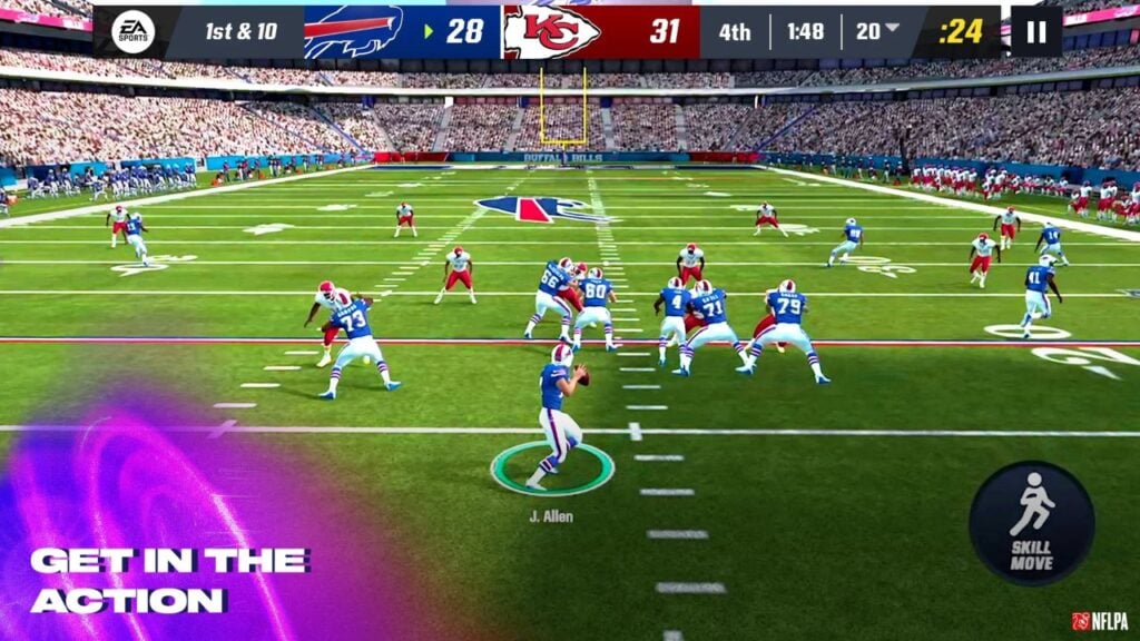 Madden NFL 24 Mobiler Fußball