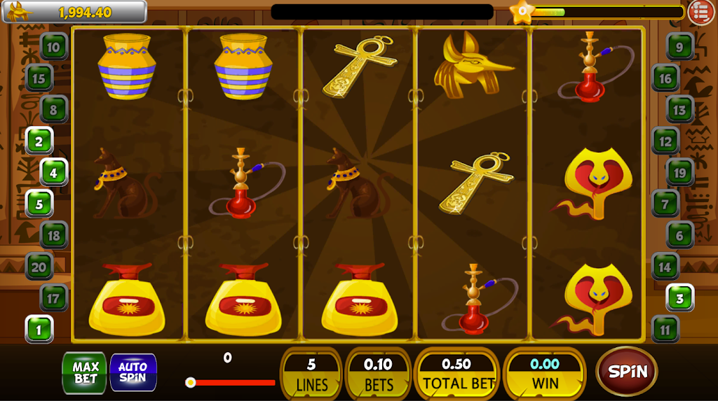 Classic Cleopatra Egypt Slot Machine ♛应用截图第0张