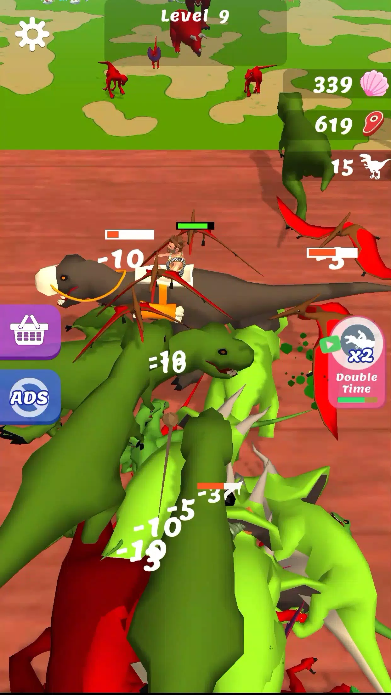 Dino Islands: Collect & Fight Captura de tela 2