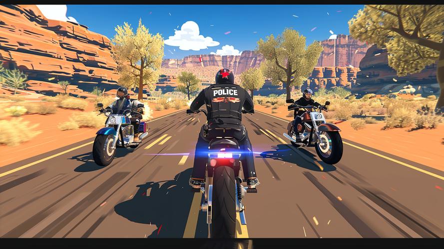 Police Bike Pursuit Highway 스크린샷 2