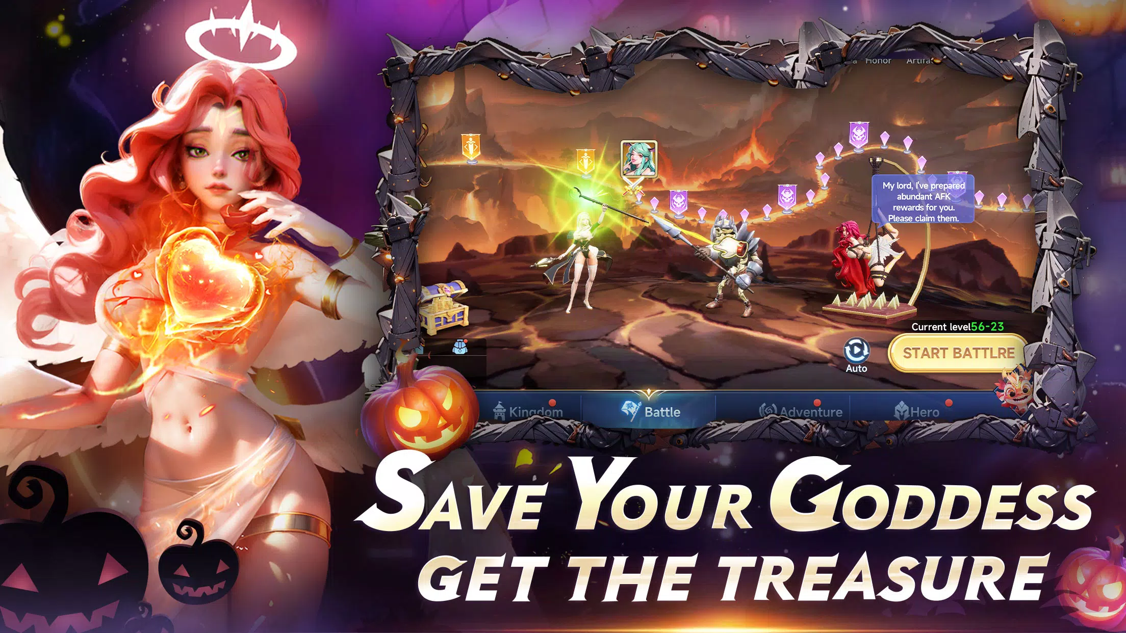 Summoners Kingdom:Goddess Tangkapan skrin 1