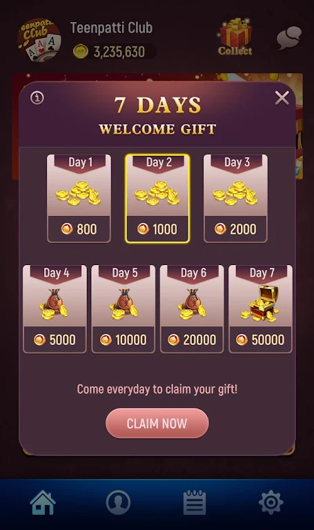 Schermata Teenpatti Club 2