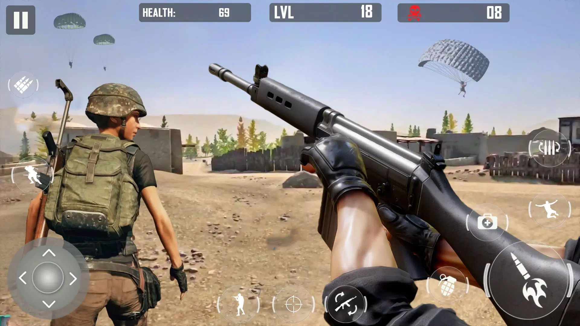 Squad Fire Gun Games - Battleg スクリーンショット 2