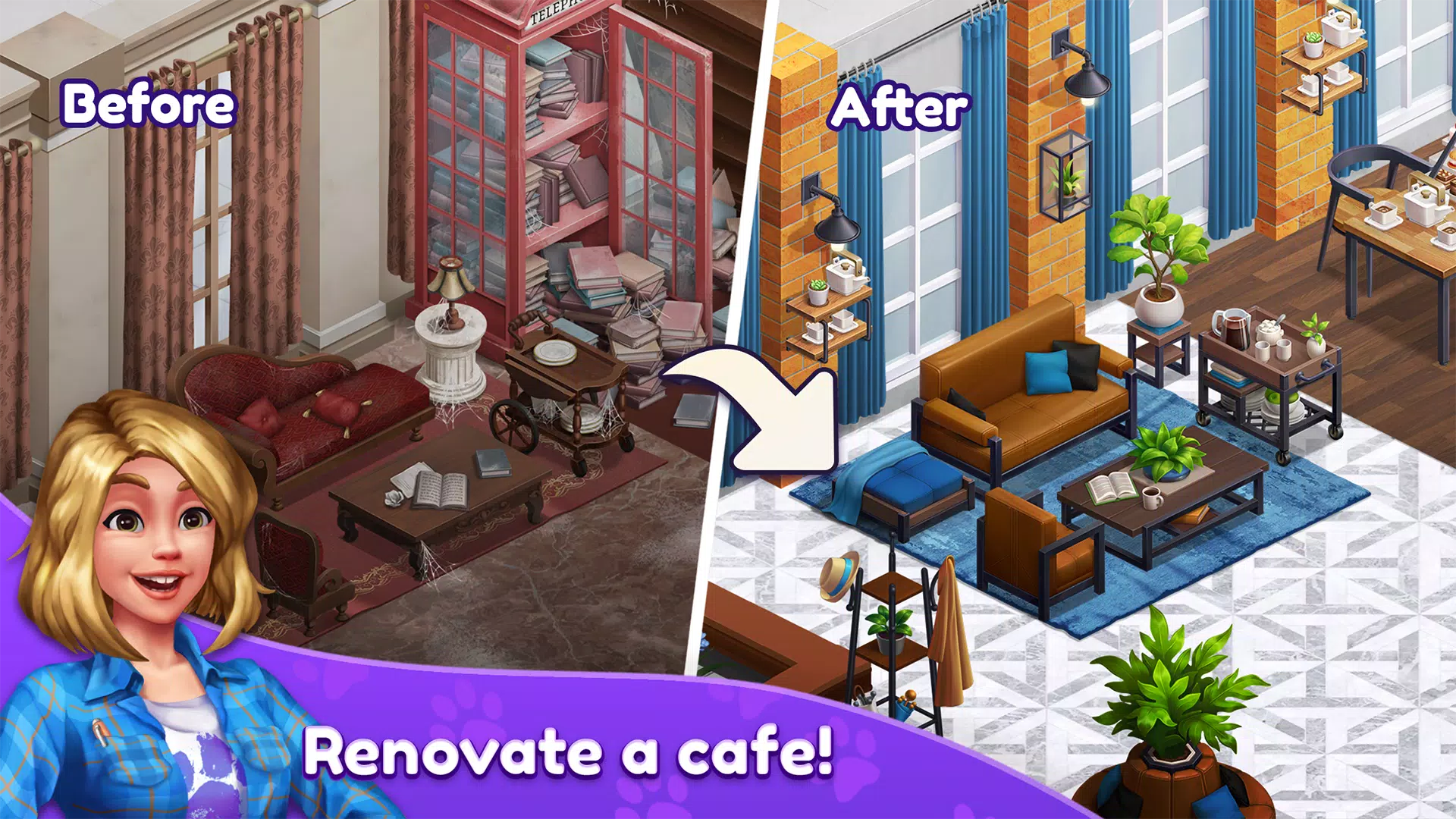Piper’s Pet Cafe - Solitaire Screenshot 0
