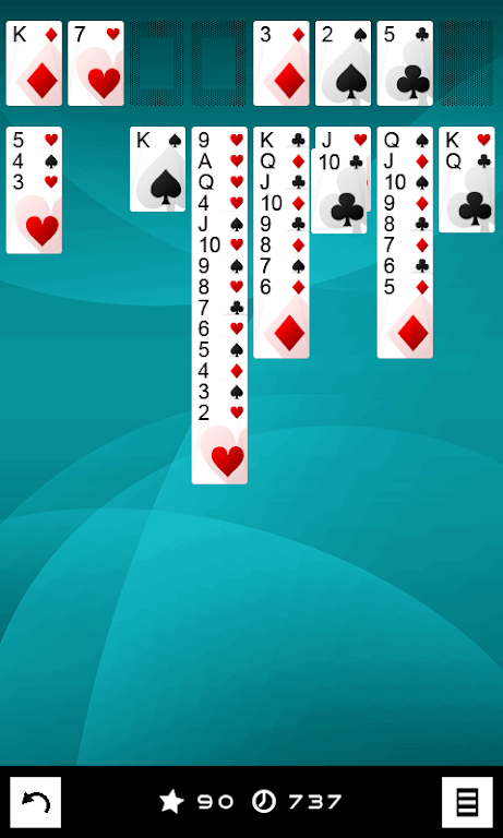 Schermata 3 in 1 Solitaire - Triple Cards 1