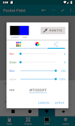 Pocket Paint: desenhe e edite! Captura de tela 2