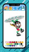 Teen Titans coloring cartoon應用截圖第3張