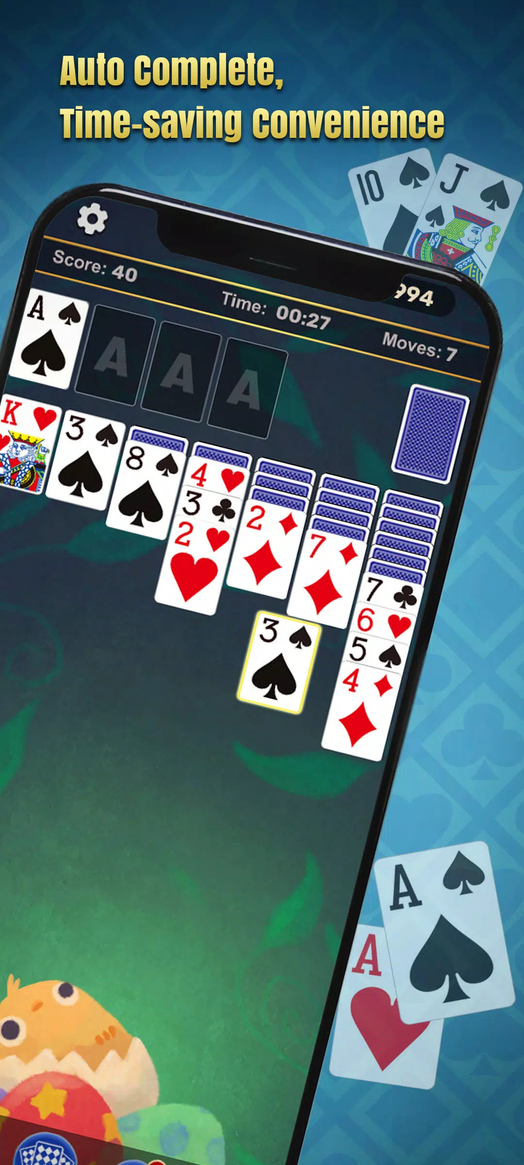 Schermata Solitaire Go: Klondike 3