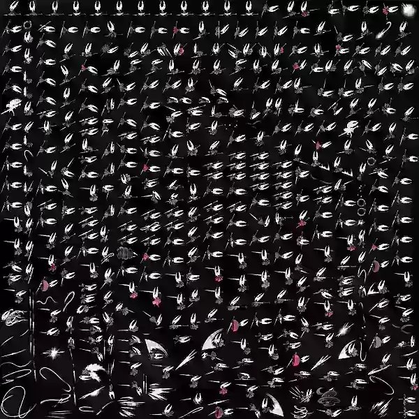 Hollow Knight Silksong sprite sheet
