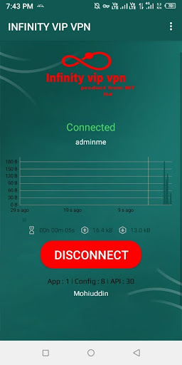 Infinity vip vpn Captura de tela 2