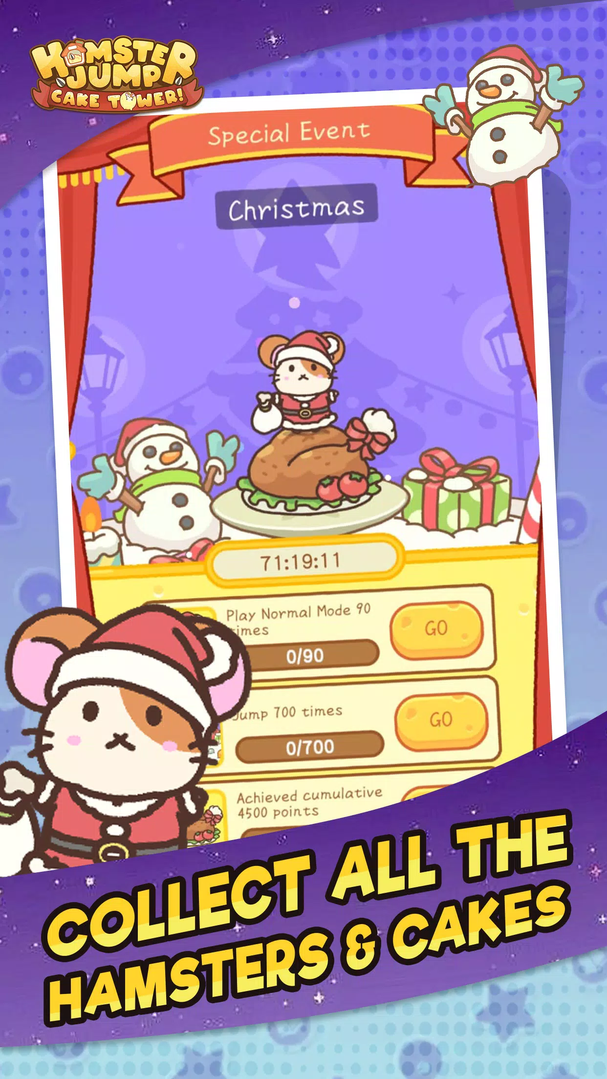 Hamster Jump: Cake Tower!應用截圖第0張