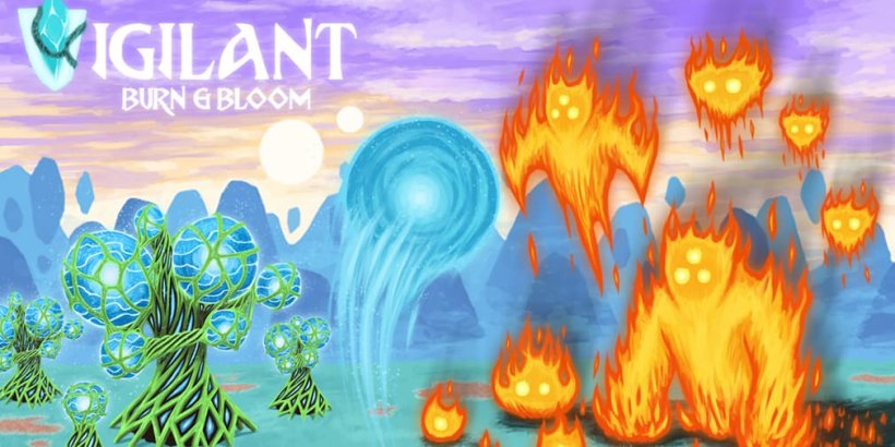 “警惕：Burn＆Bloom在iOS上发布：无尽的生存，并具有资源管理的无尽生存”