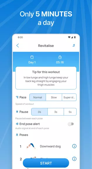 5 Minute Yoga 스크린샷 1