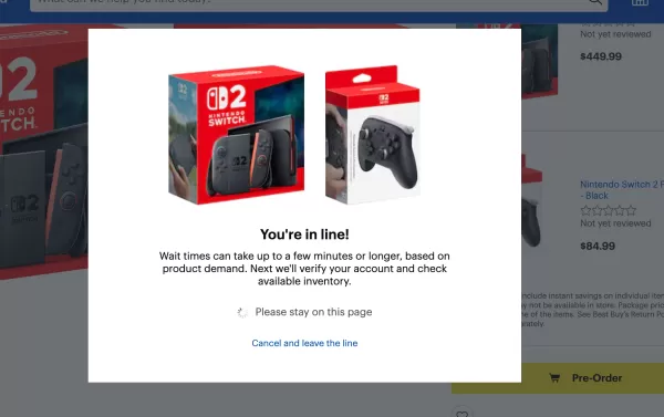Nintendo Switch 2 retail display concept