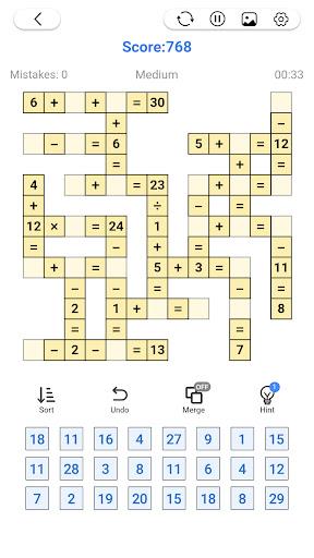 Math Number: Cross Math Puzzle স্ক্রিনশট 1