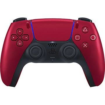 Vulkanische rode Sony PS5 dualsense -controller