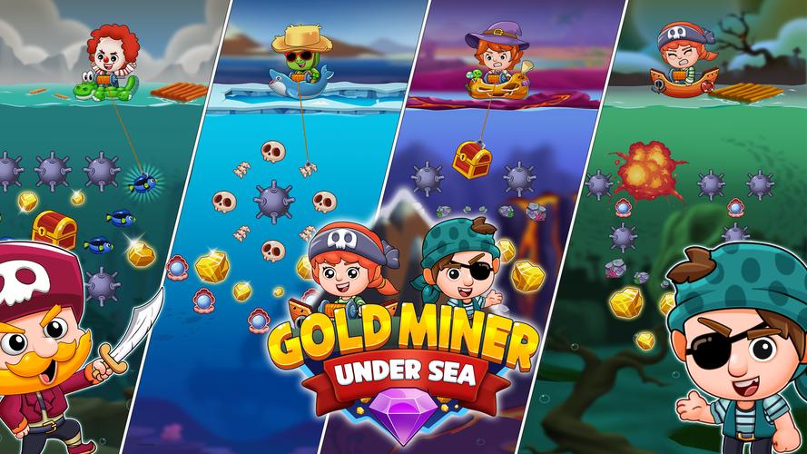 Gold Miner Under Sea ภาพหน้าจอ 0