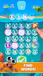 Bubble Words Word Games Puzzle Screenshot 0