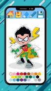 Teen Titans coloring cartoon應用截圖第1張
