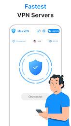 Max Speed VPN ภาพหน้าจอ 1