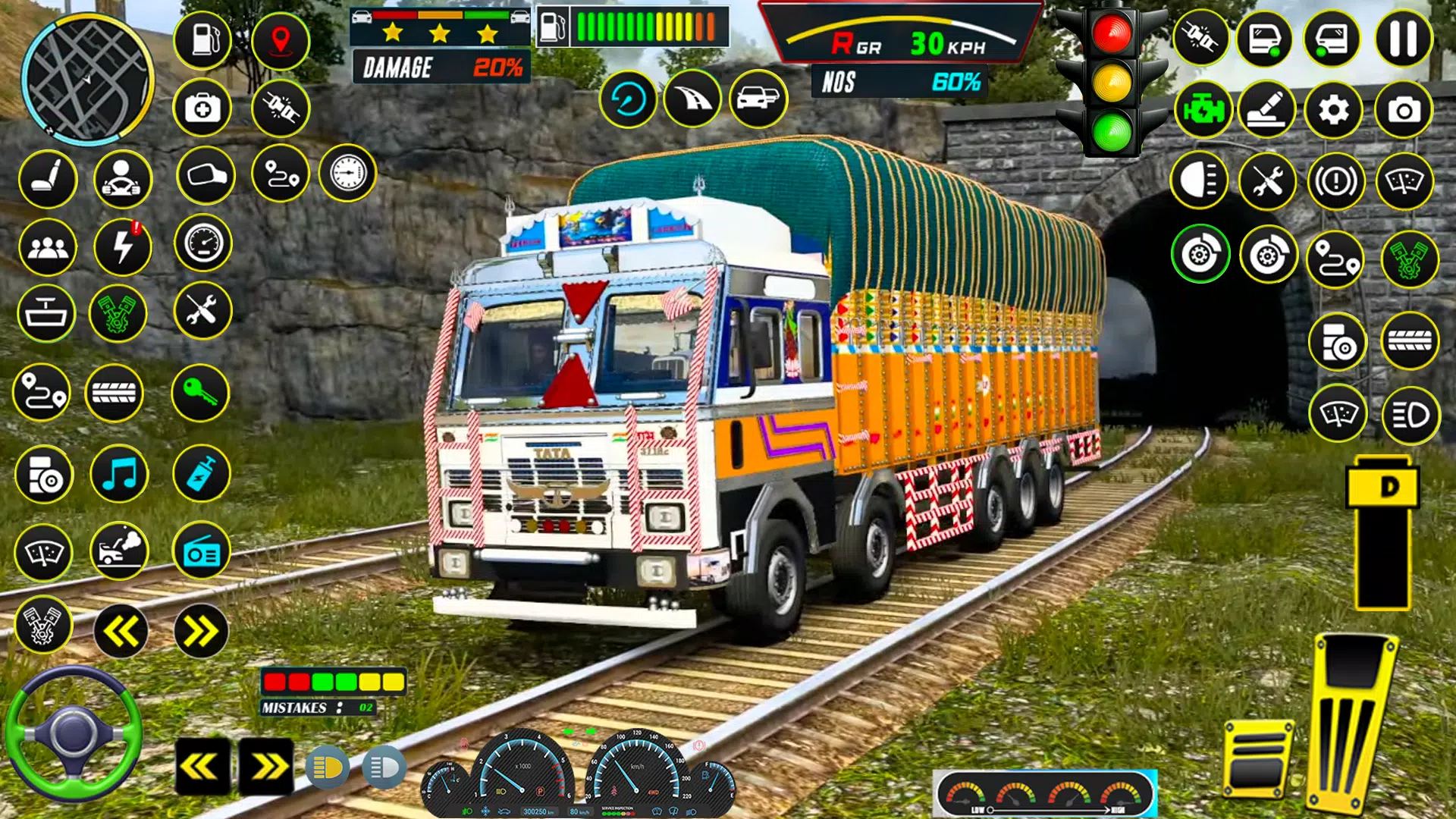 Indian Larry Truck Driving 3D Capture d'écran 3