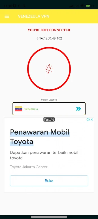VPN VENEZUELA Tangkapan skrin 2