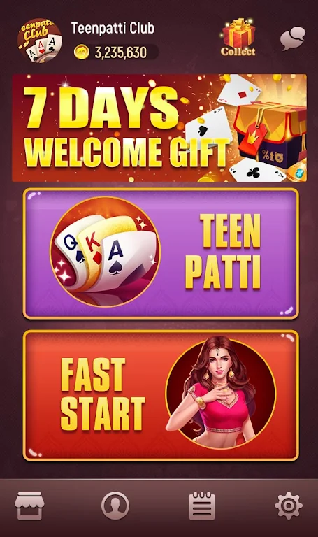 Schermata Teenpatti Club 0