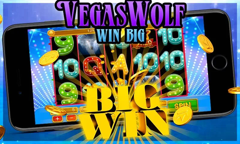 Vegas Wolf - Win Big Lucky Winter Slots Captura de tela 3