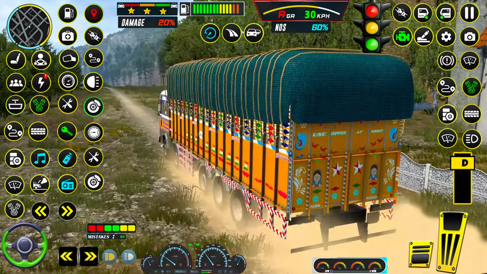 Indian Larry Truck Driving 3D Capture d'écran 2