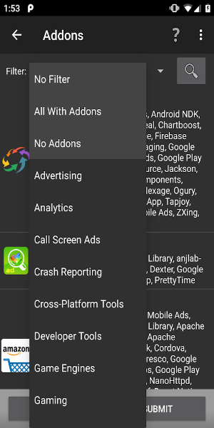 Addons Detector” /></p>
<p><strong>模组信息：</strong></p>
<ul><li><strong>解锁捐赠功能：</strong>无需额外购买即可访问所有功能，提供无缝的用户体验。</li><li><strong>优化性能：</strong>不必要的权限、接收者、提供者，并禁用或删除服务以增强性能。</li><li><strong>改善负载速度：</strong> 图形经过优化，资源经过压缩对齐以加快加载速度。</li><li><strong>Google Play 商店检查已禁用：</strong> 安装包检查已禁用，安装更顺畅。</li><li><strong>删除调试代码：</strong>删除不必要的调试代码以更流畅性能。</li><li><strong>删除的源标签：</strong> Java 文件中的默认源标签已删除，增强隐私和安全性。</li><li><strong>禁用分析：</strong> Analytics、Crashlytics ，并禁用 Firebase 服务，保护用户隐私并改进</li></ul><p><strong>结论：</strong></p>
<p>Addons Detector Mod APK 是一款综合工具，提供独特的检测功能、高效的附加处理以及强大的安全功能（如实时扫描仪）。  这些功能使其成为维护清洁、高效和安全设备的宝贵应​​用程序。</p>