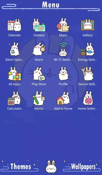 Moon Rabbit Theme Captura de pantalla 1