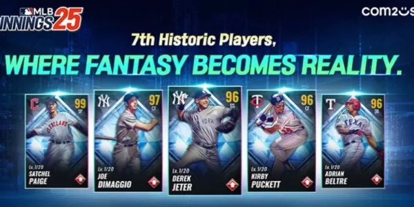 MLB 9 entradas 25 libera sua atualização da temporada 2025, introduzindo novos jogadores históricos