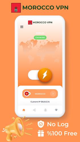 Morocco VPN - Private Proxy स्क्रीनशॉट 0