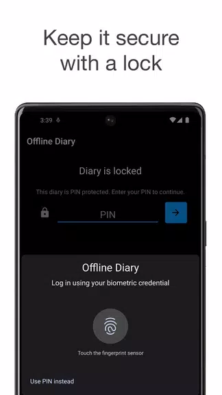 Offline Diary: Journal & Notes Captura de tela 3