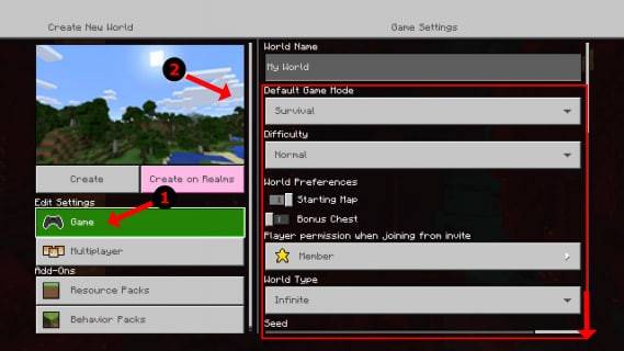 World Settings