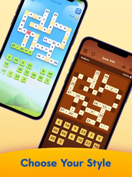 Math Crossword Captura de pantalla 1