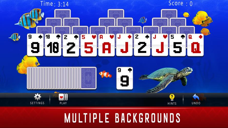 TriPeaks Solitaire Classic ဖန်သားပြင်ဓာတ်ပုံ 0