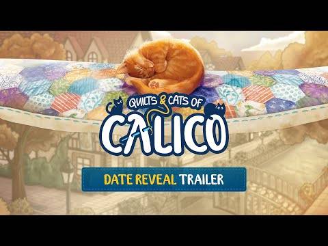Edredones y gatos de juego de calico