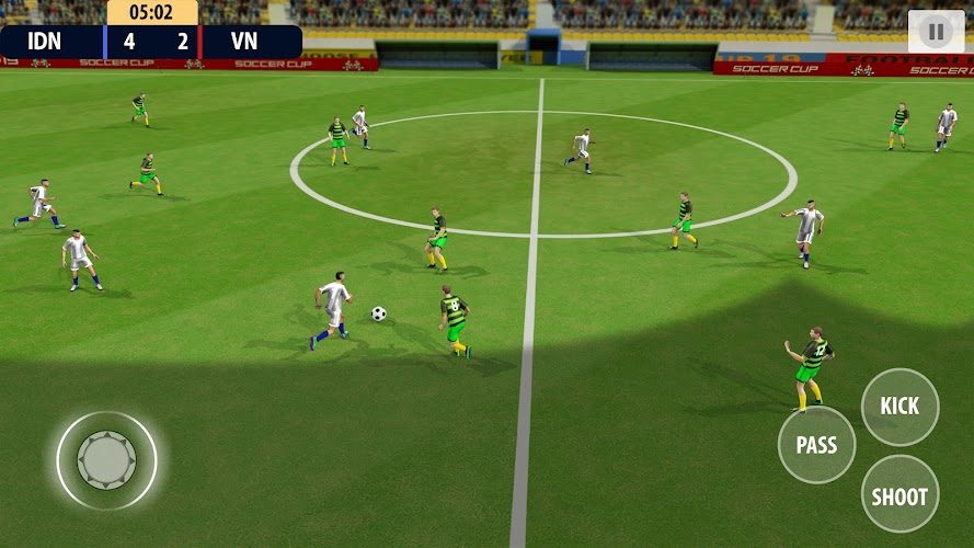 Soccer Hero: Football Game Ảnh chụp màn hình 1
