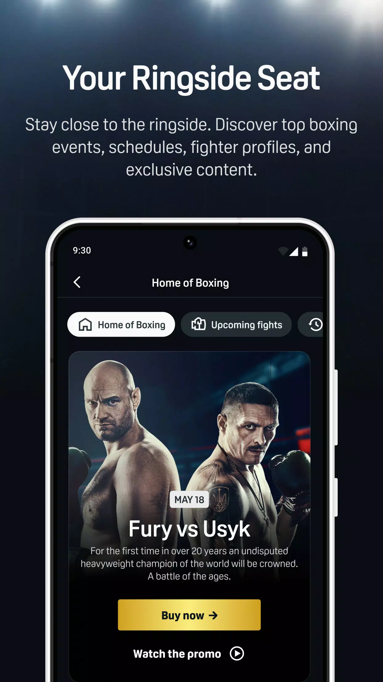 DAZN (運動賽事直播)應用截圖第1張