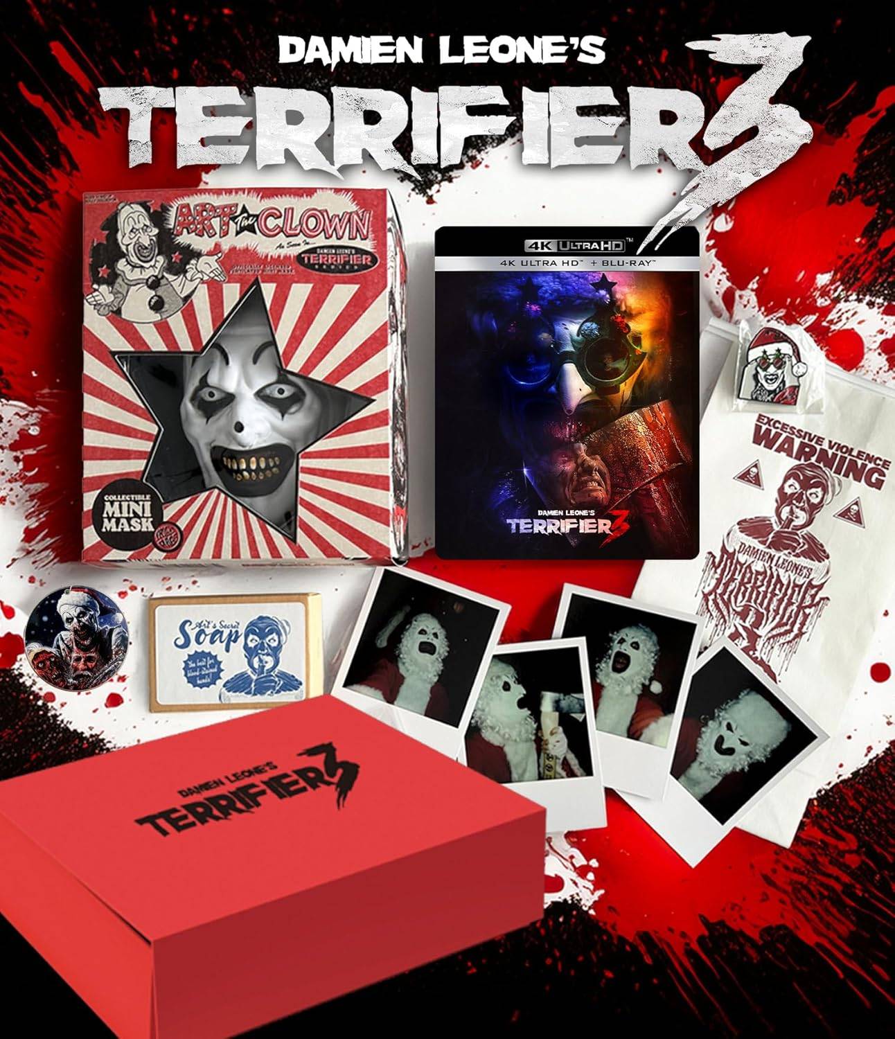 Terrifier3予約注文利用可能：4Kスチールブックとコレクターのボックスセット