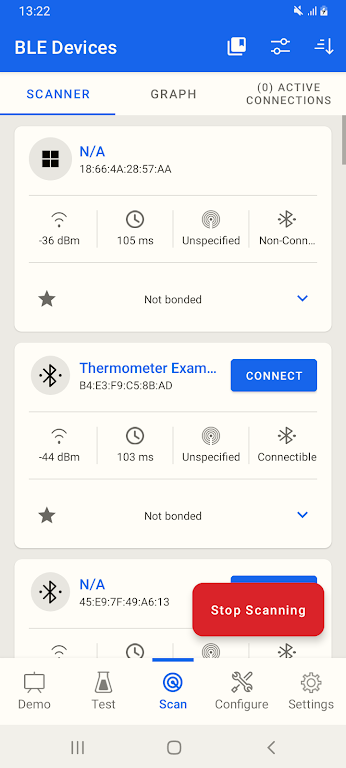 EFR Connect BLE Mobile App স্ক্রিনশট 2