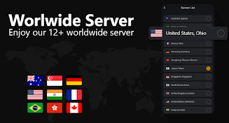 Xhub VPN - Secure VPN Proxy Capture d'écran 1