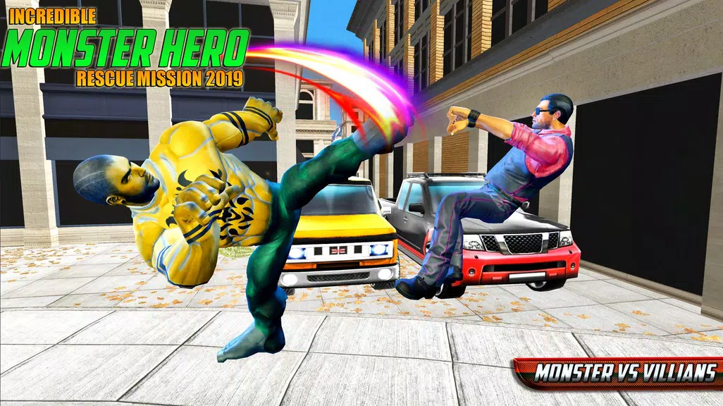 Incredible Monster Superhero Crime City 2018 ဖန်သားပြင်ဓာတ်ပုံ 2