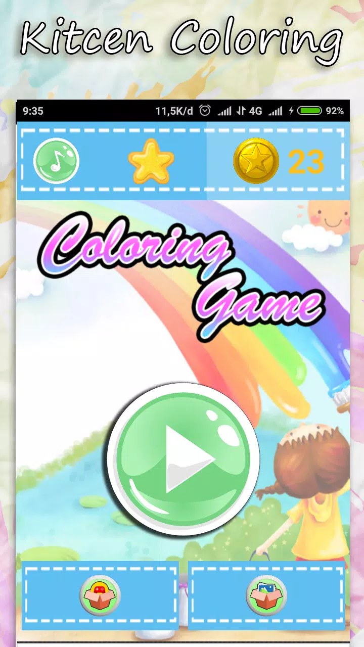 Coloring Kitchen Cooking page Capture d'écran 0