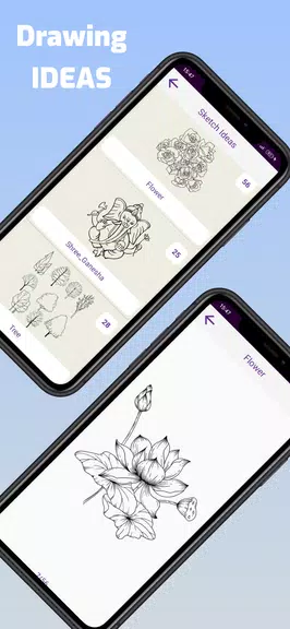 Sketch Drawing Tangkapan skrin 3